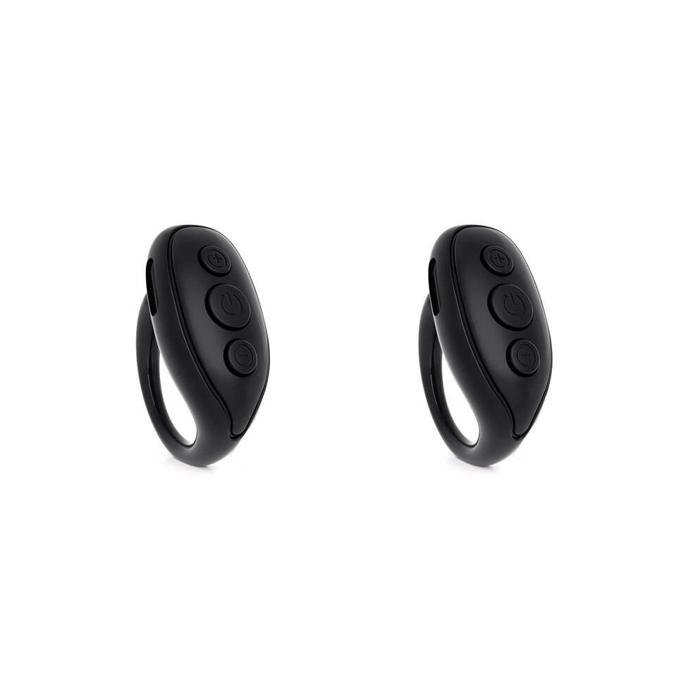 2X Remote Control Page Turner, Cell Phone Camera Shutter Selfie Remote, Ring Remote For 4713369829385