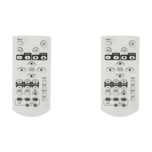 2X YT‑130 Remote Control Replace for  XJ‑A142 XJ‑A147 XJ‑A242 XJ‑A247 Projector Remote Control