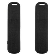 2X Remote Control Protective Cover for AN-MR21 MR21GC TV Remote Control Silicone Protective Cover with Lanyard(B)