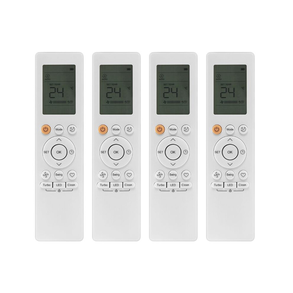 4X Rg10b Infrared Remote Control For Midea English Air Conditioner Rg10b/Bgefu1 Ac Remote Control Air Conditioner 6031735447260