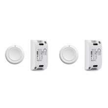 2X Home Wireless Light RF 433 MHz Remote Control AC 110V 220V Receiver Push Bedroom Ceiling Lamp
