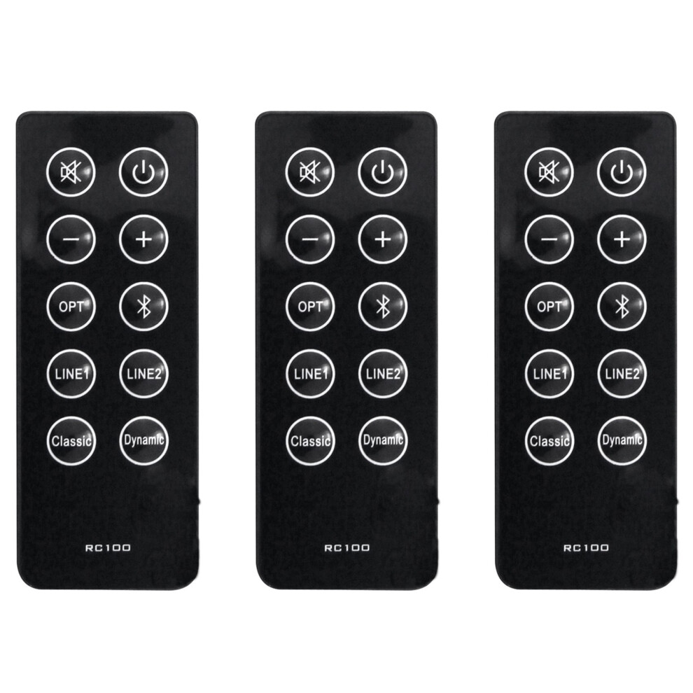 3X Replace Rc10d Rc100 Remote Control For R2000db Soundbar Powered Bookshelf Speakers 6033970321145