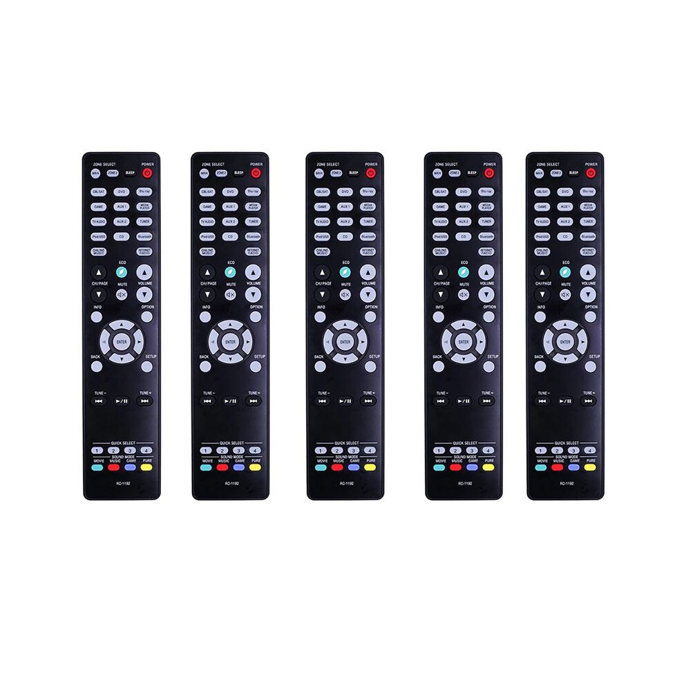 5X Rc-1192 For Av Receiver Avr-S900w Avr-X2100w Avr-X2200w Remote Remote Control Black 6032615917279