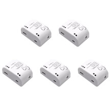 5X 1CH RF 7-32V AC WIFI Tuya Remote Control 433 Light 10A Rele Relay Self-Locking Interlock