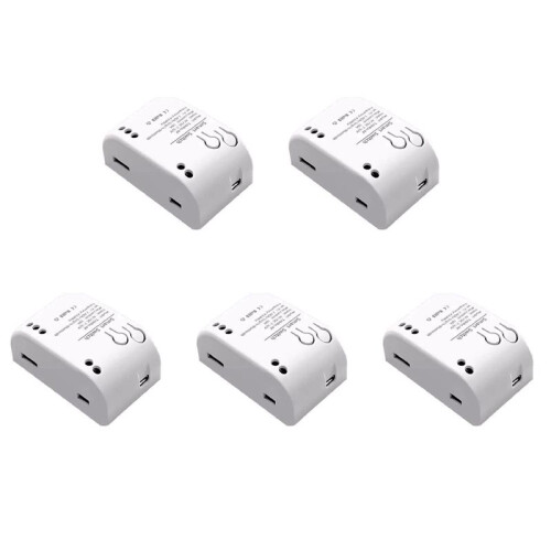 5X 1CH RF   7-32V AC  WIFI Tuya Remote Control 433 Light  10A Rele Relay Self-Locking Interlock