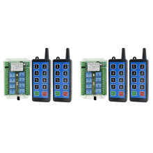 2X 8-Kanal-Funk-Fernbedienungsschalter 12 V / 24 V / 36 V 433 MHz Remote Cont Wireless Remote Motor Control DC9V-72V