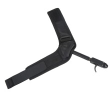 Aluminiumlegierung Bogen-Druckstift Freigabehilfe mit Neopren-Handgelenkband Schwarz