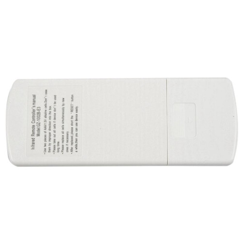 3X Télécommande pour Galanz GZ-1002B-E1 GZ-1002B-E3 GZ-1002A-E3 Climatiseur 2