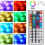 2X DC12V LED Controller+44 Keys Remote Control RGB Control Box IR Light Strip Controller for 5050 2835 RGB Light Strip 3