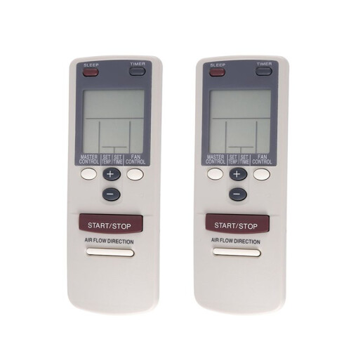2X AR-AB8 Remote Control for  Air Conditioner AR-AB8 AR-AB10 AR-AB9 AR-AB24 Remote Control Replacement English