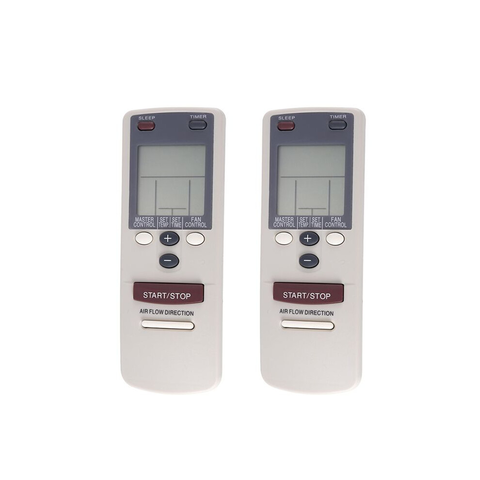 2X Ar-Ab8 Remote Control For Air Conditioner Ar-Ab8 Ar-Ab10 Ar-Ab9 Ar-Ab24 Remote Control Replacement English 6033868765099