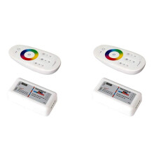 2X RF LED Remote Controller 2.4GHz Wireless RF Touch LED RGB Dimmer Controller for 5050 3528 RGB LED Strip Light 12V/24V
