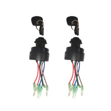 2X pour Outboard Remote Control Box Interrupteur à Clé D'Allumage 353-76020-3 353760203