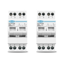 2X TOMZN TO219G 2P 63A MTS Dual Power Manueller Transfer Trennschalter Interlock Leistungsschalter