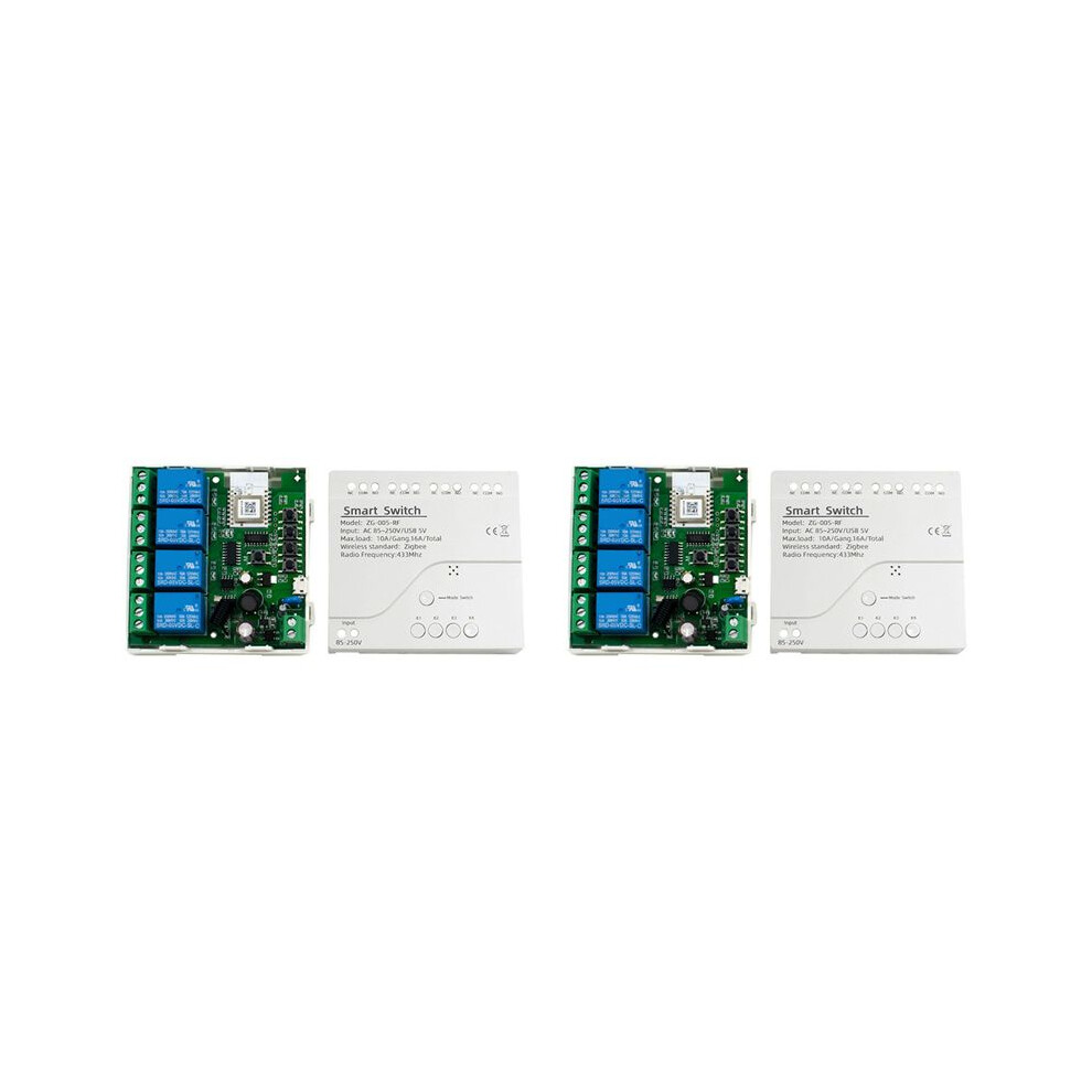 2X 4Ch Tuya Zigbee Module 85-250V Relay Home Remote Control Works With Gateway For Alexa Home 6031075734280
