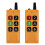 2X High Power Waterproof Industrial Wireless Remote Control EV1527 Chip ASK 2000M Long Range 433Mhz 6 Button 1