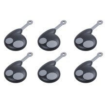 6X 2 Buttons Key Case Remote Control Key Case for Alarm Fob Without Battery Black