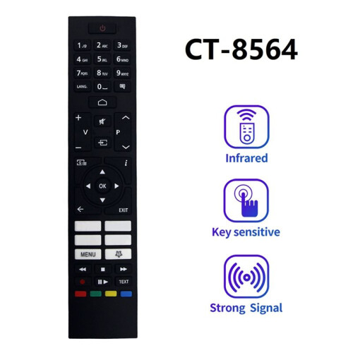4X CT-8564 Replacement Remote Control for   LED TV RC45157 Accessories 1