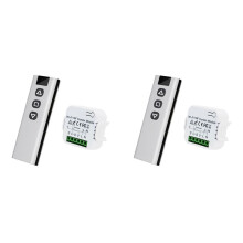 2X Tuya WIFI Curtain APP Timing Motor Controller RF 433 Mhz Remote Control Electric Roller Blind