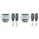 12V 24V 36V 10A 433MHz 4 Channel Wireless Relay RF Remote Control  Receiver+4CH Transmitter,2 Receiver 4 Remote 1