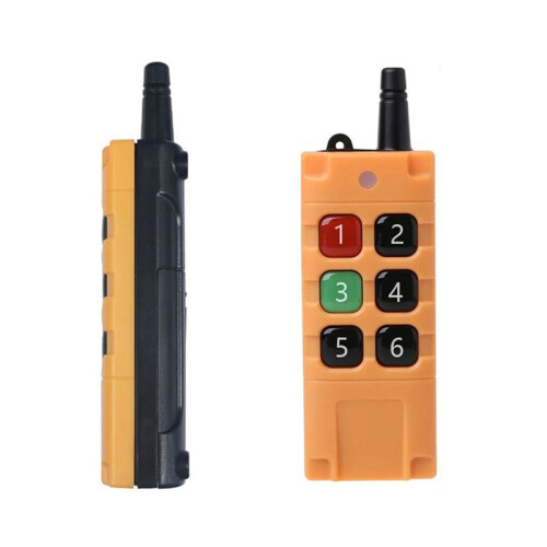 2X High Power Waterproof Industrial Wireless Remote Control EV1527 Chip ASK 2000M Long Range 433Mhz 6 Button 2