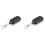 2X 433MHz Garage Door Gate Remote Key Fob 4 Button Replacement Key Four Button Remote Control for Home Car Security 1