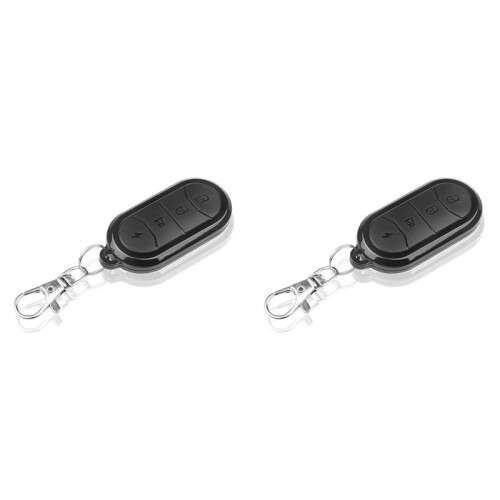 2X 433MHz Garage Door Gate Remote Key Fob 4 Button Replacement Key Four Button Remote Control for Home Car Security