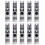 10X RMC0133 Remote Control Replace for  TV Remote Control Free Setup 2