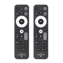 2X UR02  Röstfjärrkontroll Ersättning för UGOOS AM8 PRO AM6B AM6  X4 X4Q  Pro Extra TOX1 TOX3 TOX4