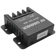 3X 12V RF LED Dimmer Wireless Brightness 3Keys Remote Controller 12V- 24V 30A for 5050 3528 Single Color Strip Lights