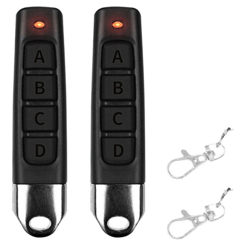 4 Pcs 433Mhz Copy Remote Control Car Key Garage Door Opener Copy Remote Control 4key Wireless Controller Receiver 1