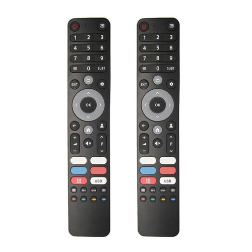 2X Universal  TVs Remote Control for DEXP, , CHIQ - for Multiple Models,Voice
