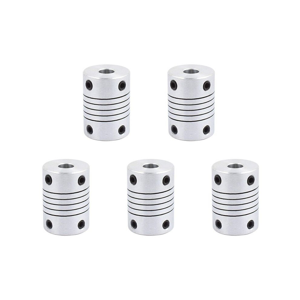5Pcs 6Mm To 8Mm Shaft Coupling 25Mm Length 18Mm Diameter Stepper Motor Coupler Aluminum Alloy Joint Connector 6033882053875