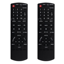 2X Replace N2QAYB001102 Remote Control for  SC-PMX800 Watt Shelf Audio System