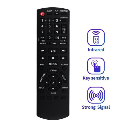 2X Replace N2QAYB001102 Remote Control for  SC-PMX800 Watt Shelf Audio System 1