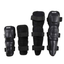 4-teiliges Set Sport-Schutzausrüstung für Erwachsene: Ellbogen-, Knie- und Schienbeinschützer für Motorrad, Fahrradrennen, Skaten usw.