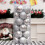 24 Christmas Ball Ornaments, Plastic PP Satin, 3cm 4
