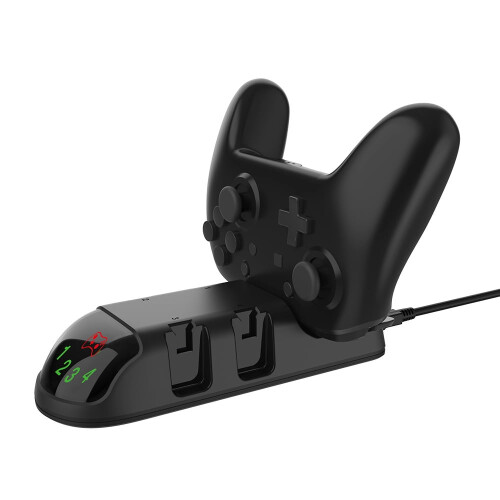 Βάση φόρτισης πολλαπλών λειτουργιών Switch - Joy-Con & Pro ControllerΒάση φόρτισης 2 σε 1 για 2