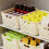 Plastic Storage Basket with Handle – Rectangular Pantry Organizer for Cabinets, Closets, Shelves & Countertops 6