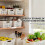 Plastic Storage Basket with Handle – Rectangular Pantry Organizer for Cabinets, Closets, Shelves & Countertops 5