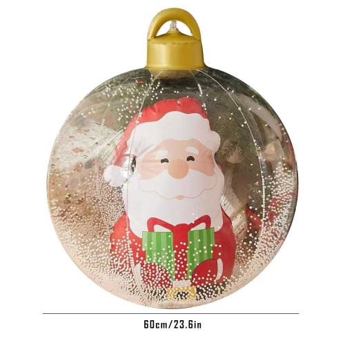 Avtoify PVC inflatable Christmas ball 60cm 1
