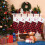 Meia de Natal branca com inicial bordada, 18 cm (7 polegadas) 5