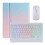 Capa com efeito degradê, teclado RGB e mouse compatível com iPad de 6ª e 5ª geração de 9,7 polegadas. 1