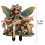 Gartenstecker aus Acryl im Boho-Stil mit Fee und Kolibri 3