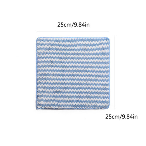 Wave Dish Cloths Kitchen Cleaning Non-Scratch Absorbent 10pc 2
