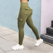 lulshou női jóganadrág, magas derekú, nagy rugalmasságú, zsebes jóganadrág, női edző-futó jóga leggings