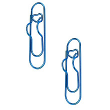 2 fermagli a forma di cuore – Fermagli in metallo colorati per penne, quaderni, diari, libri, agende; clip multifunzionale riutilizzabile