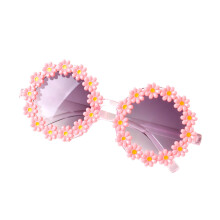 Óculos de Sol Redondos com Formato de Flor, Ideais para Bebês Meninas, Óculos Fofos em Formato de Flor 400 para Praia, para Meninas e Meninos