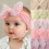 Bandeau bébé avec nœud, mélange de coton, taille unique 1