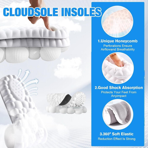 Πάτοι 4D Shoe Cloud για άνδρες και γυναίκες, μαξιλάρι αφρού μνήμης με υποστήριξη 1